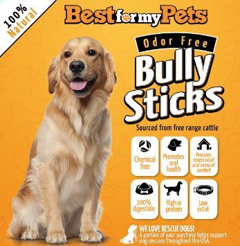 Best for my Pets offers nothing but the best quality bully sticks for your dog.